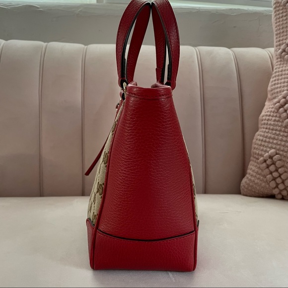 ✨SOLD✨Gucci Small Red GG Bree Tote Crossbody Bag - Picture 4 of 13